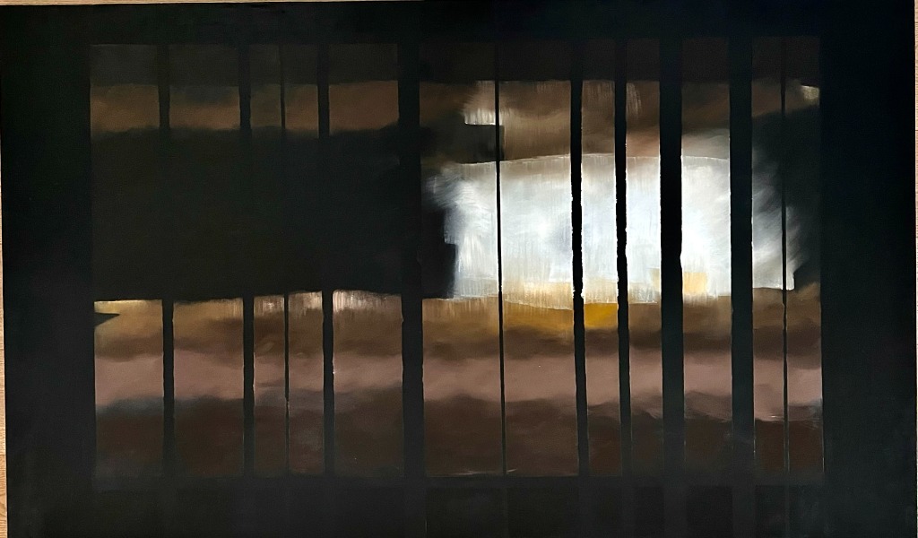 Pandemus - Abstract painting by Emily Luks